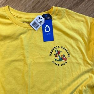 NAUTICA sailing yellow t-shirt(brand new)
